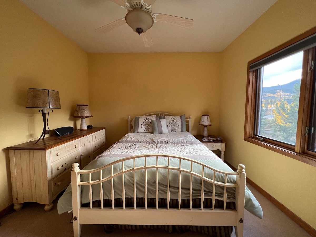 Third bedroom, second floor, queen bed, detached bath