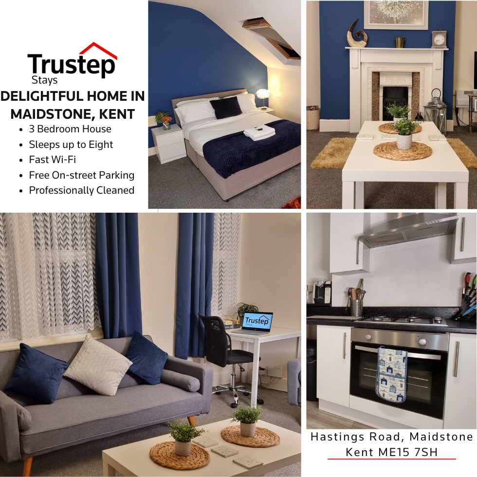 Propriété Airbnb réussie: Large house with Garden in Maidstone à Boxley