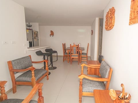 Top performing Airbnb: Beautiful high apartment with a view of the city in Itagüí