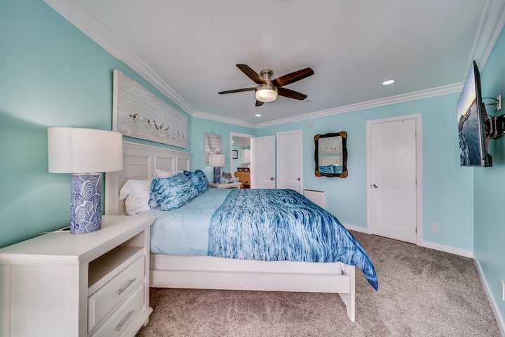 Hoofdbed - 1  kingsize bed.