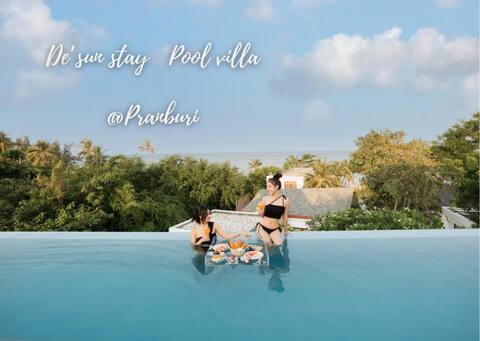 De 'sun Stay Pool Villa, Pranburi Pool Villa near the sea