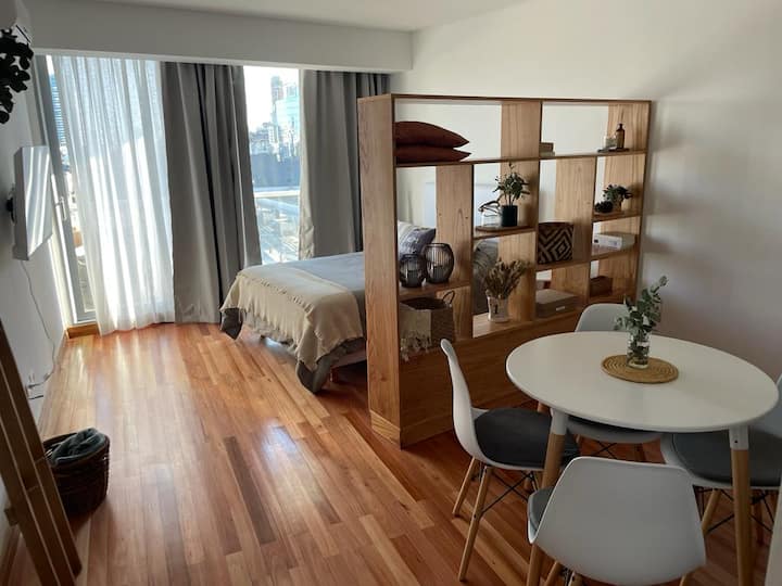 Apartamento moderno em Palermo com vista para La Rural
