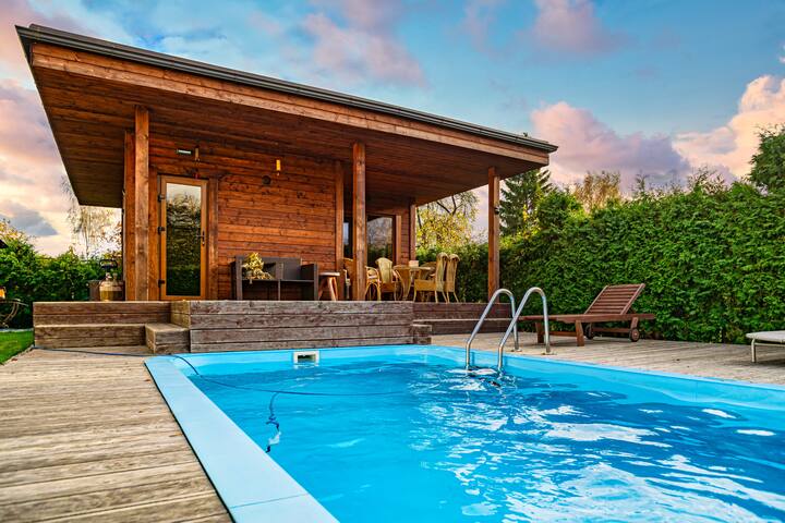 Mājīga Villa ar pirti un baseinu. gallery image 5