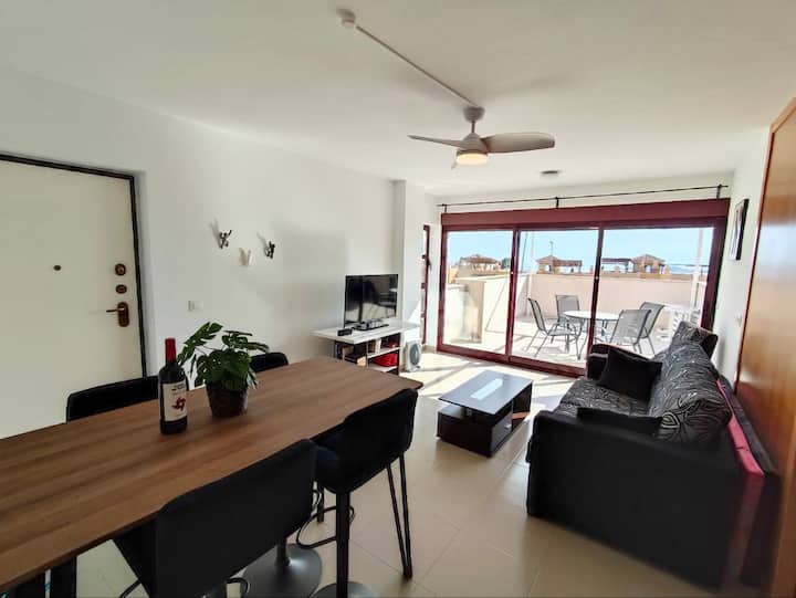 Modern Penthouse, 2br/2ba -20m To Pool - Mazarrón