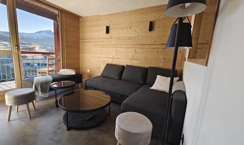 Airbnb performant: ARC 2000, beautiful renovated apartment, 58 m2, 8/10 pax à Bourg Saint Maurice