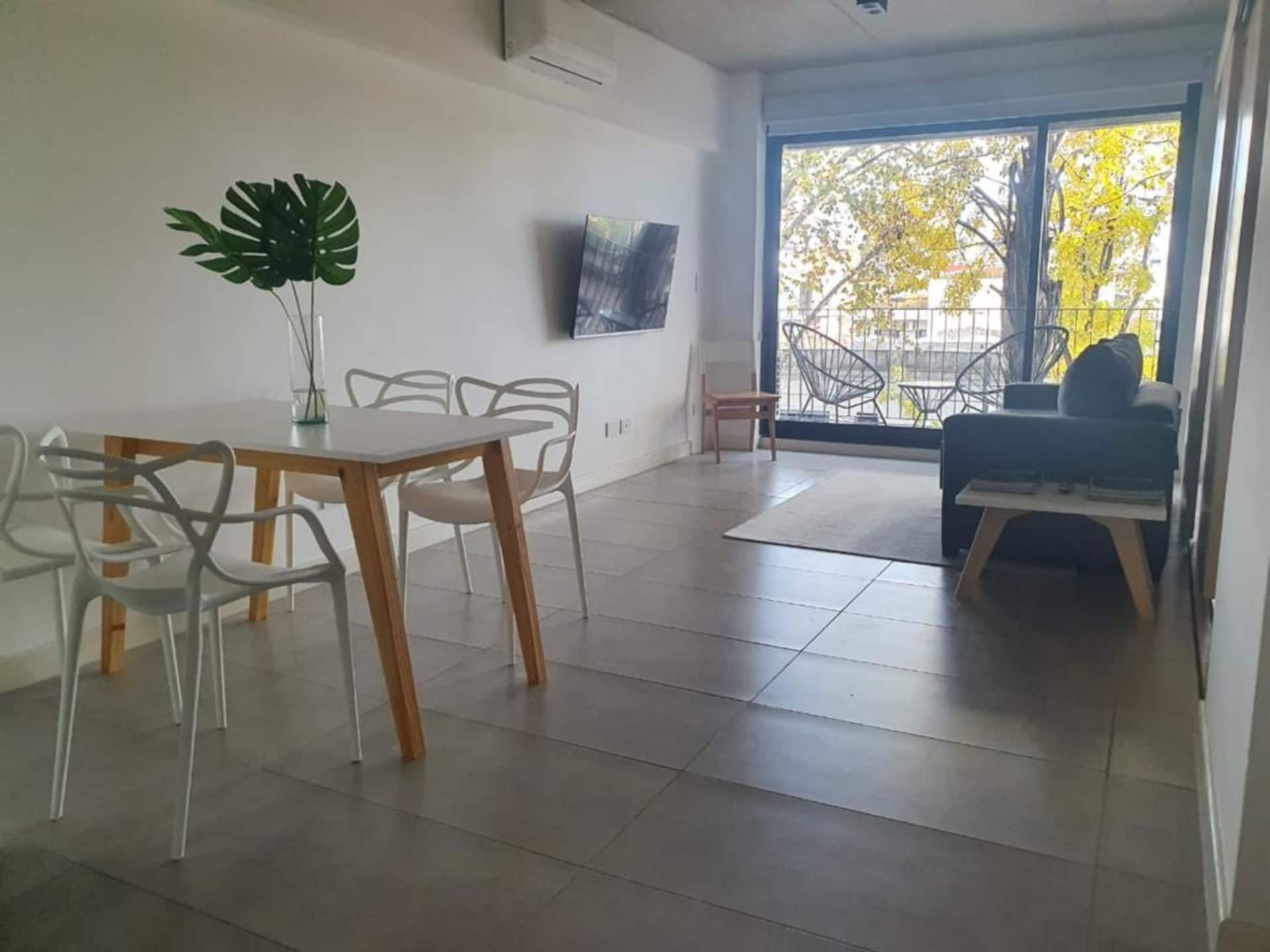 Apartamento de 1 quarto com piscina e vaga de garagem em Palermo Hollywood