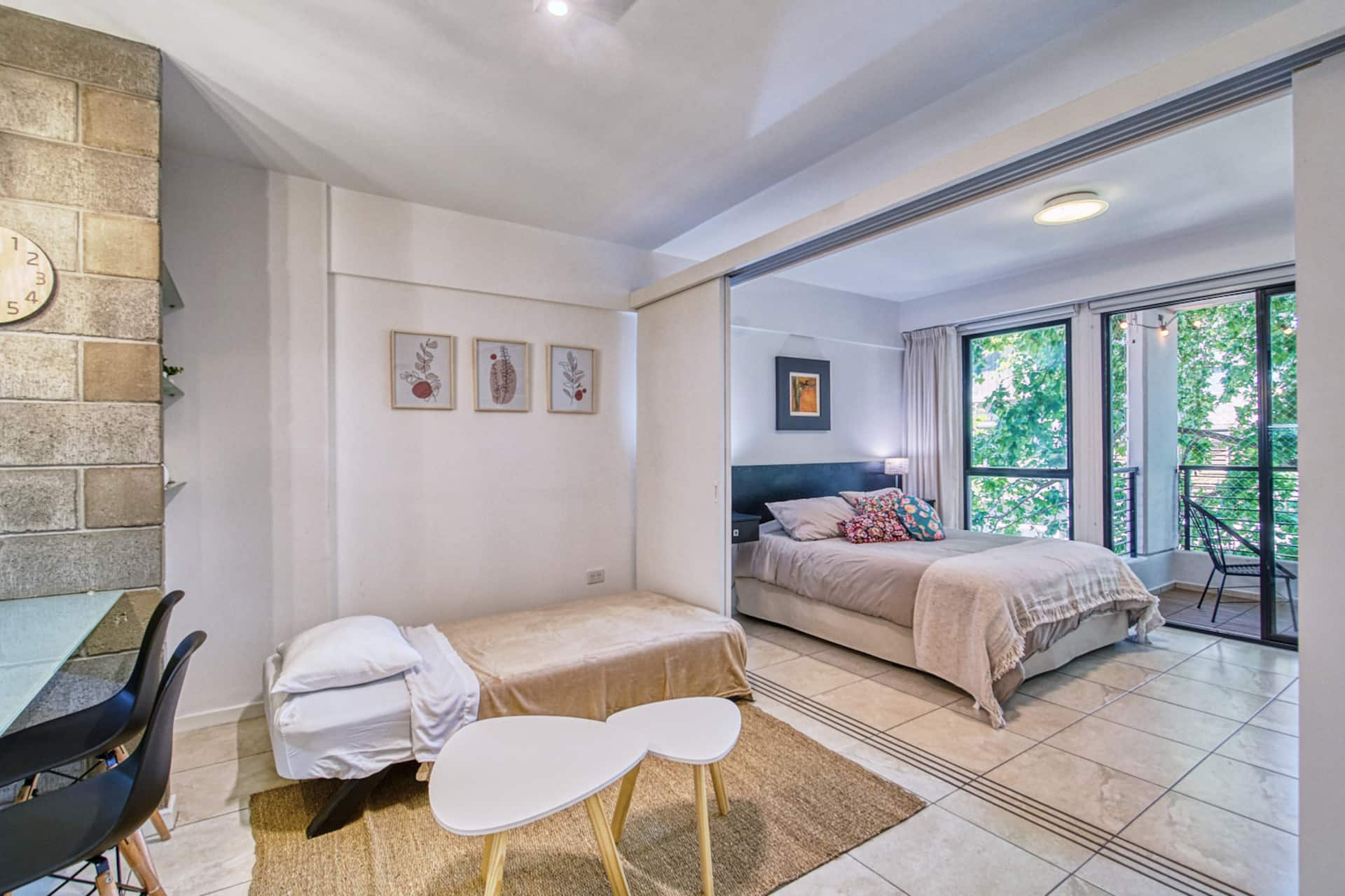 Квартира-студия с балконом в Villa Crespo