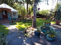 Garden+Home+Backyard+Yurt+Experience