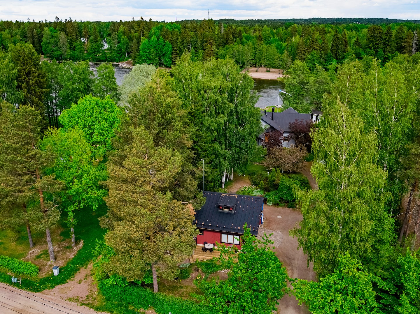 Tunnelmallinen Piharakennus Jokimaisemissa 2