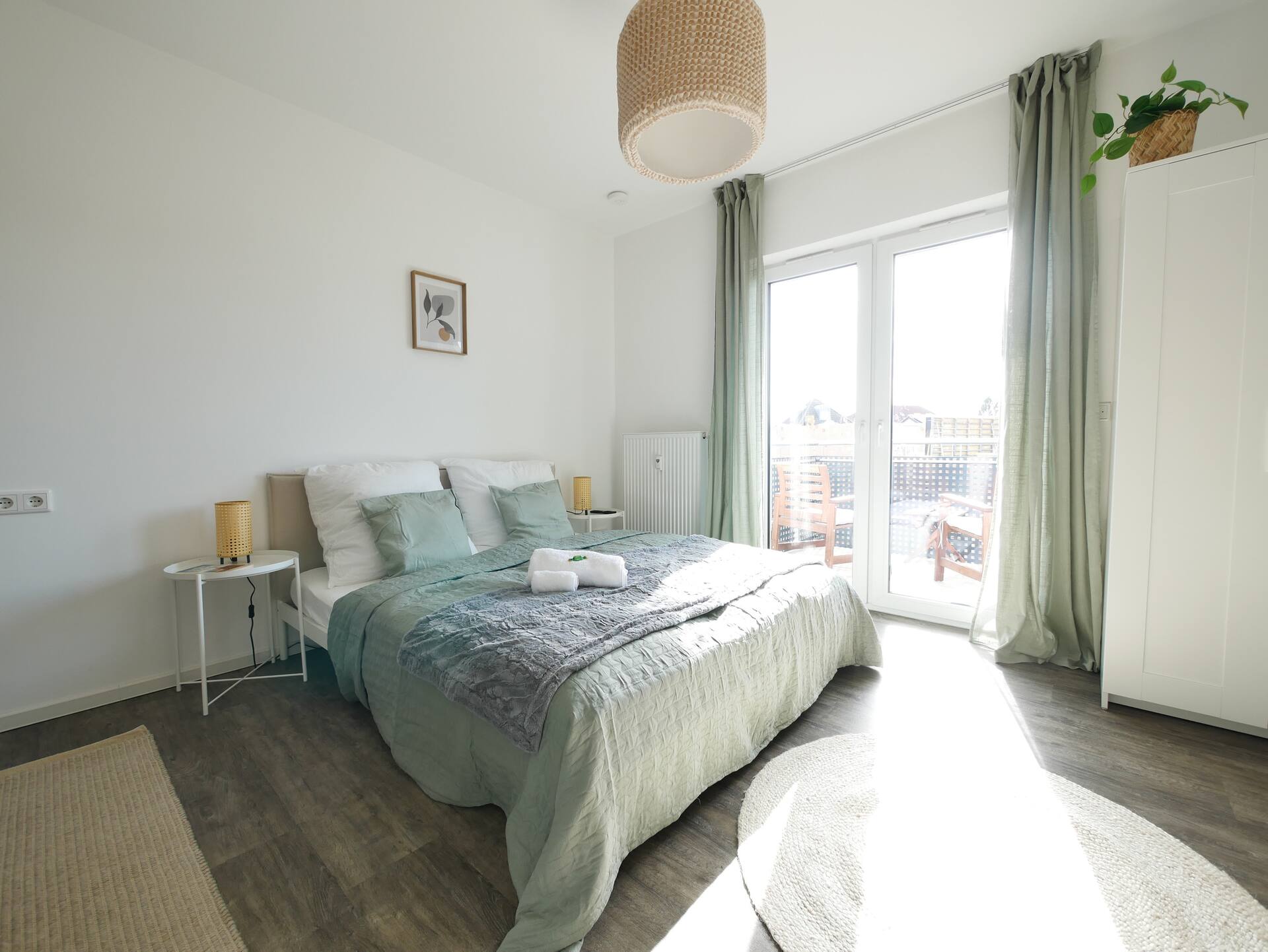 Central, modern, comfortable, with balcony
