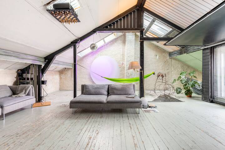 Exceptional artistic loft – sustainable experiment