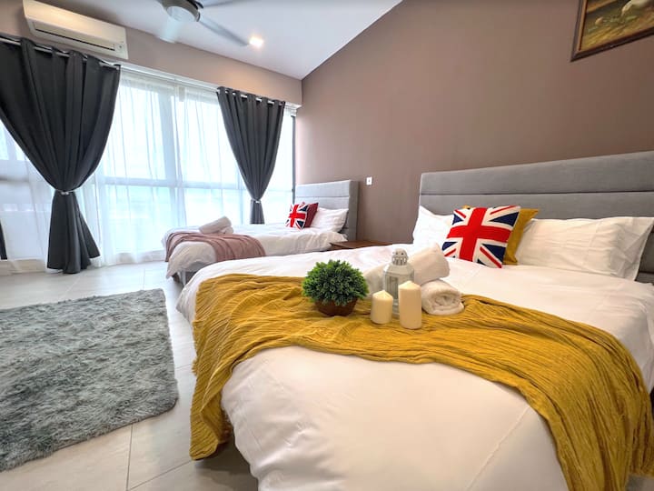 Twin 2 Bed Bell Suites Sepang KLIA Kota Warisan Apartments for Rent