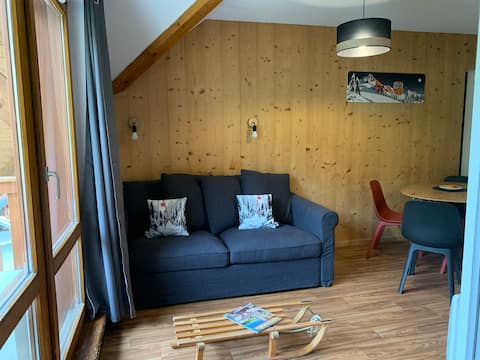Successful Airbnb property: Cozy apartment on the slopes in Saint François Longchamp