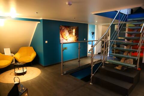 Duplex suite with private spa, sauna and hammam.