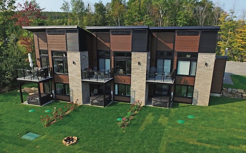 Adjoining condos in the mountains