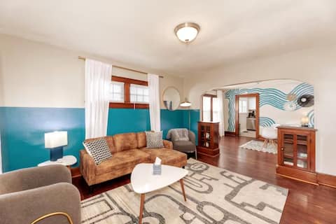 2BR-King Bed~ Grill*Firepit*near Rose-Hulman & ISU