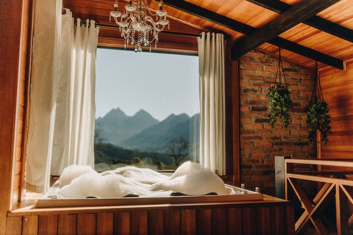 Cabana Rosas with Jacuzzi and amazing view