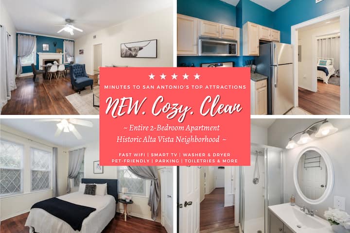 Spacious 3br/2ba 1st Floor Apt In Historic Alta Vista, Sa, 20% Off! Free Parking - San Antonio