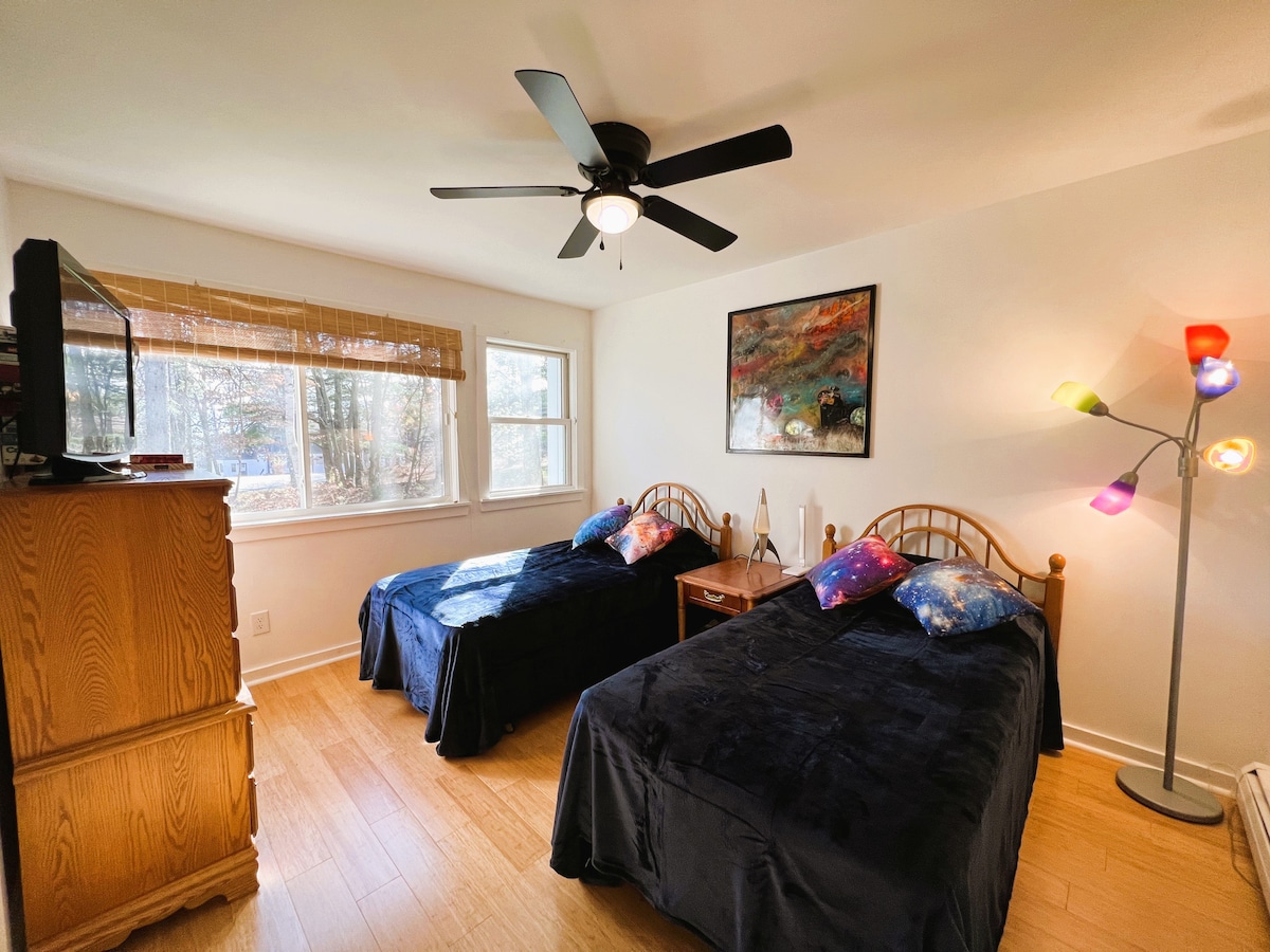 Chumba cha kulala chenye vitanda viwili