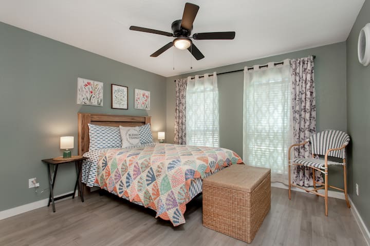 TV added to this secondary bedroom