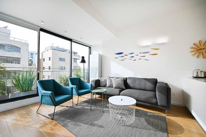 ->Amazing Modern Sunny 2bdms By The Beach - Tel Aviv
