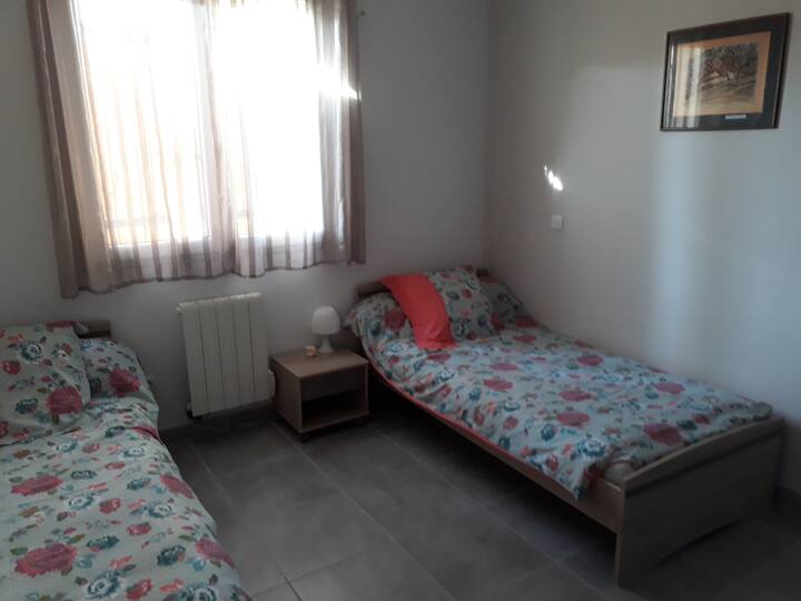 Chbre 2 : deux lits 90 x 190