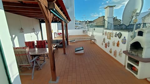 Top Airbnb: Unique house in center Fuseta em Fuseta