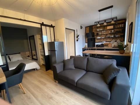 Super T2 with magnificent views, right in the center of Blagnac