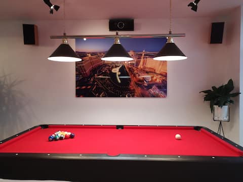 Loft downtown Bruxelles snooker