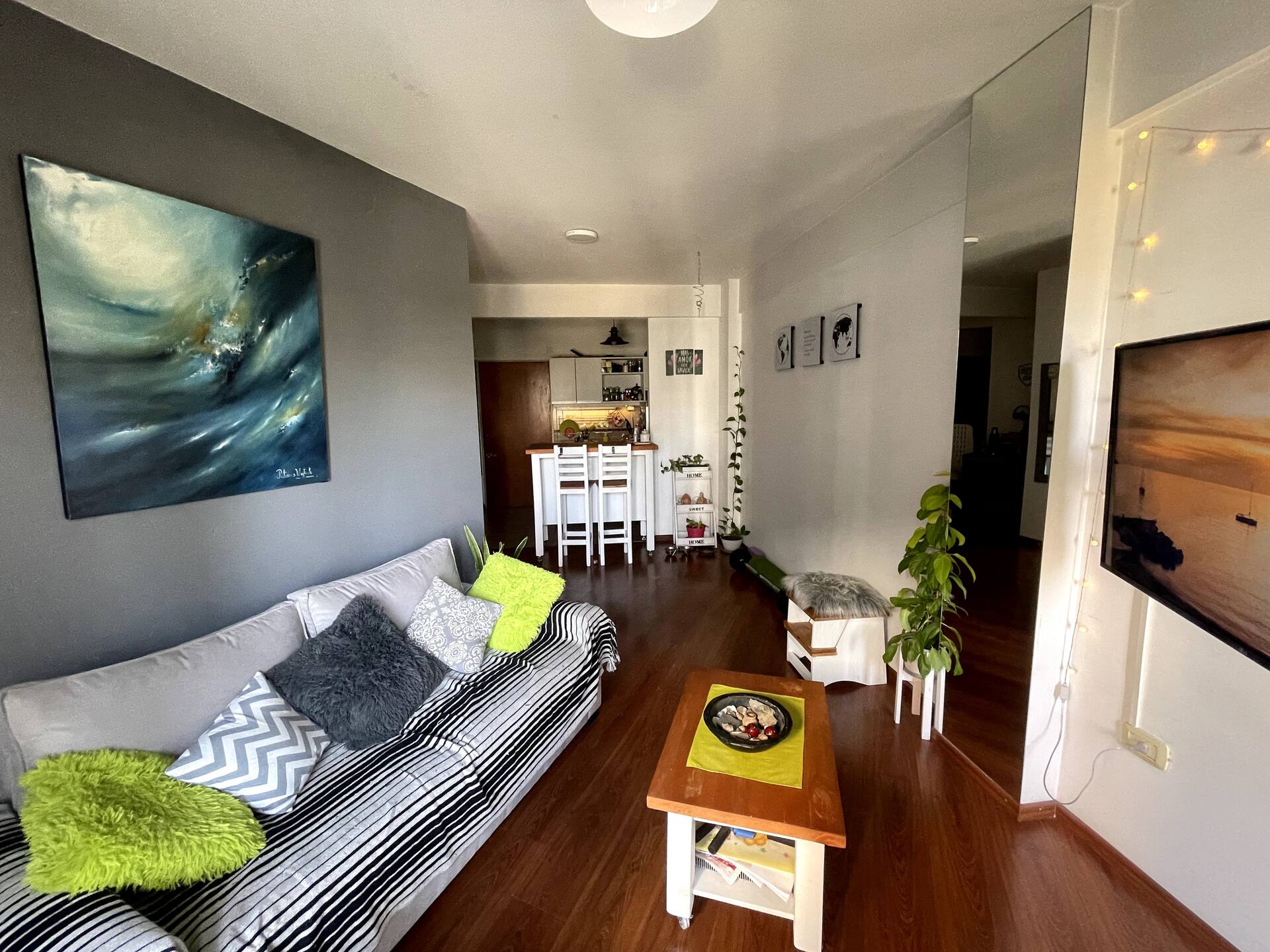 Furnished one-bedroom apartment in Villa Crespo