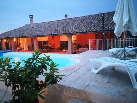 Villa with a pool