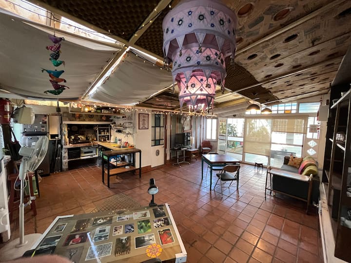 Apartamento de 1 dormitório em Almagro com pátio