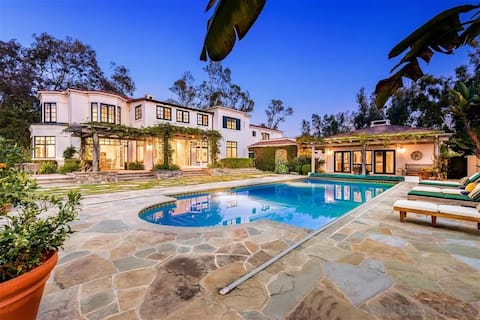 Private Spacious Rancho Santa Fe Villa, 5BR/6Bath