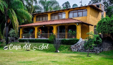 Casa de campo con alberca cerca de Guadalajara.