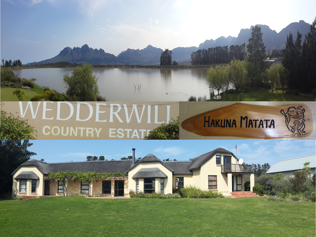 Holiday House on a dam in a secure country estate