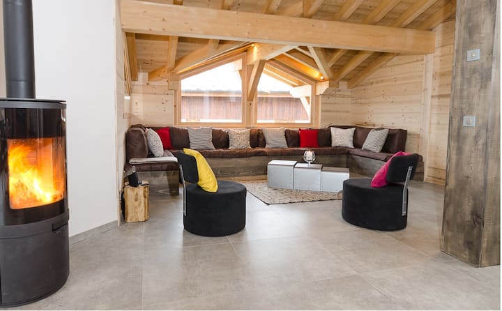 Chalet Spacieux Avec Vue Montagne. Sauna/spa - Arc 1800