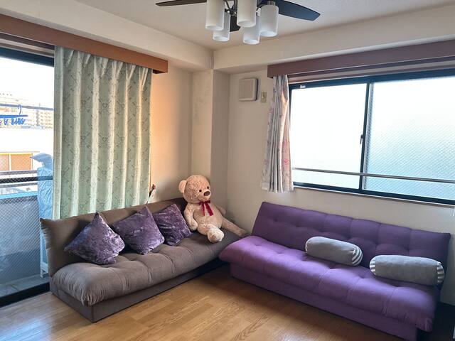 錦糸町站&押上站 两线步行圈 徒步天空树 有电梯 楼下便利店 洗衣机/厨房/空调/6人可 gallery image 2