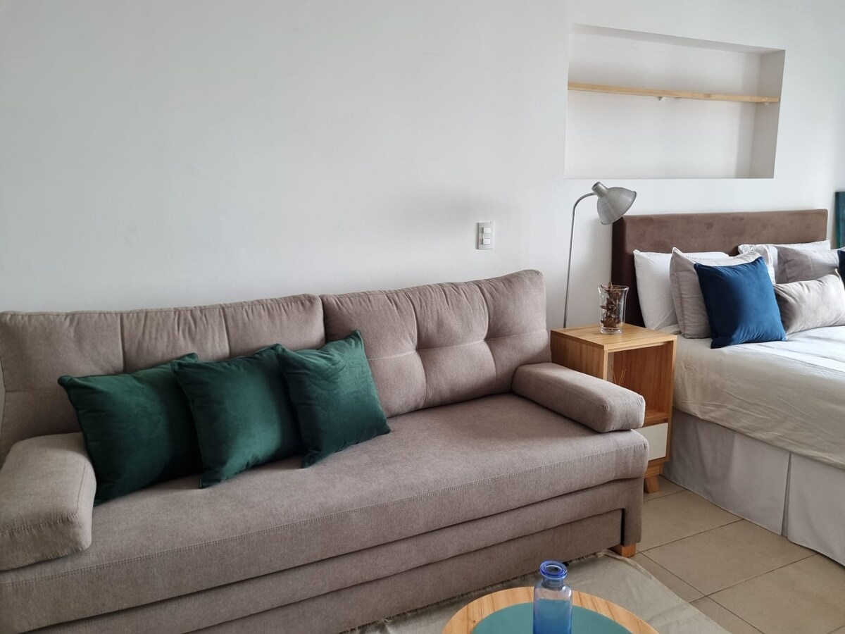 Studio en Palermo Hollywood con balcón