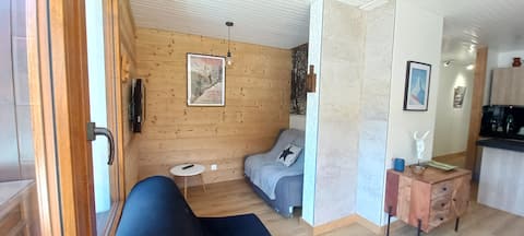 Successful Airbnb property: La Clusaz Centre at the foot of the slopes, private parking in La Clusaz