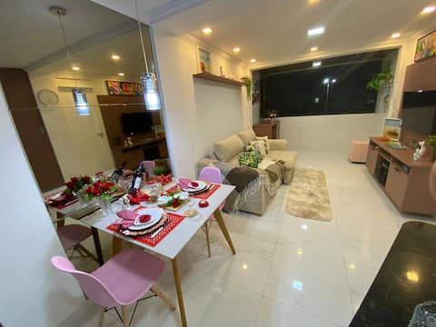 Popular Airbnb listing: Beautiful Flat on Avenida Oceano Atlântico by the sea in Paraíba