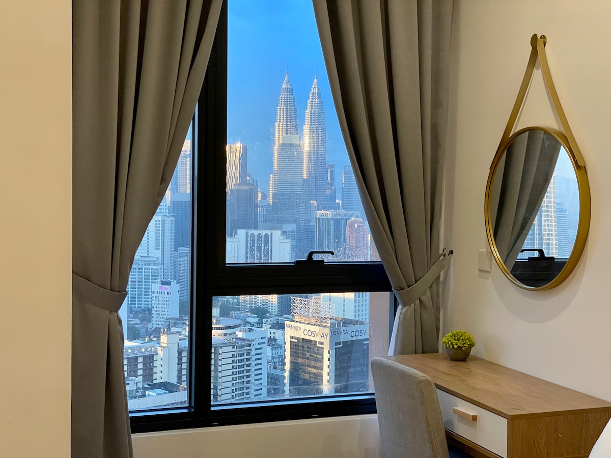 วิวห้องนอนของทวินทาวเวอร์