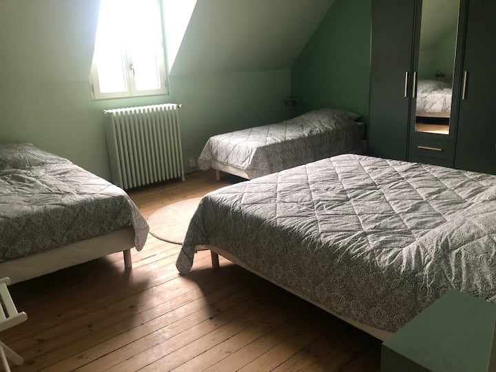 Zelena soba na drugom katu (nakon renoviranja)