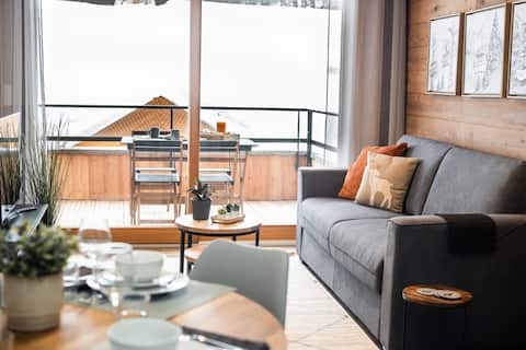 Annonce Airbnb populaire: Premium Rentals Apartment Bouquetin Chantemerle à Saint Chaffrey