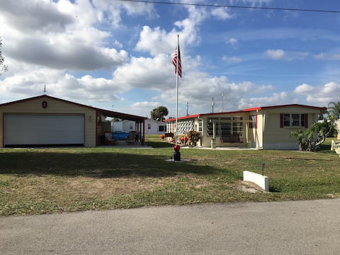 Retreat for tournament fishermen and hunters.