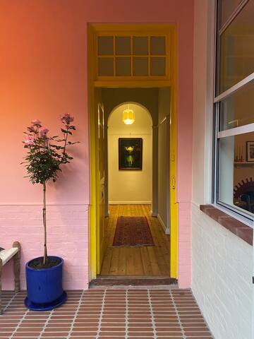 Spacious, central & secure apartment.