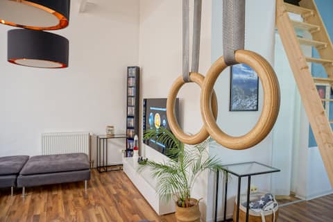 Top Airbnb: Loft Family Paradise with Playroom & Garden in Offenbach Am Main
