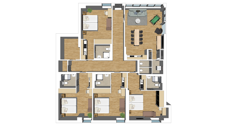 ※ Flatista Homes – Aubing ※ 12 Guests ※ 220 SQM ※ gallery image 3