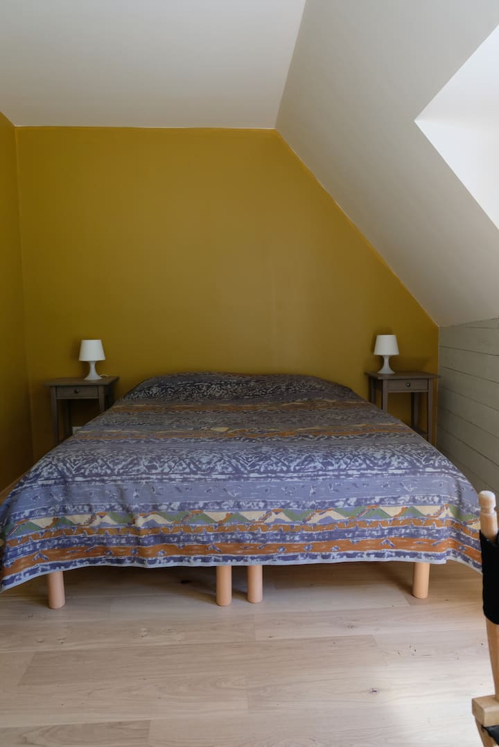 地板双人房： 2种可能的配置：双人床（ 160厘米）或2张单人床。 