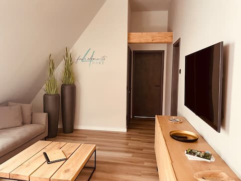 FourElements apartment with rooftop terrace and sauna