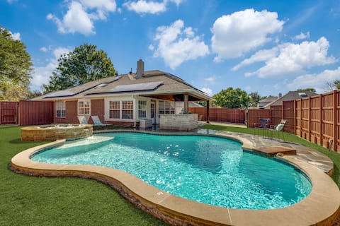Relax in Style Hot Tub-Pool-Game Room